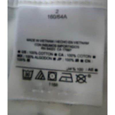 Old Navy Womens White Shorts Blue Palm Trees Cotton Size 2 - Thumbnail 5