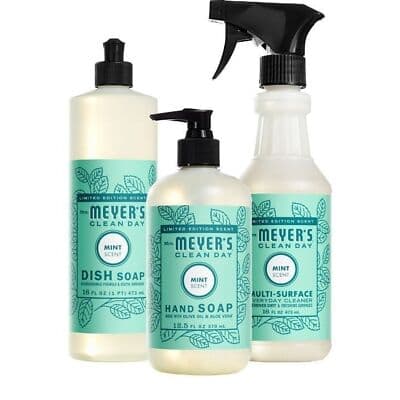 Mrs. Meyers Clean Day Mint Kitchen Basics Set - Thumbnail 3