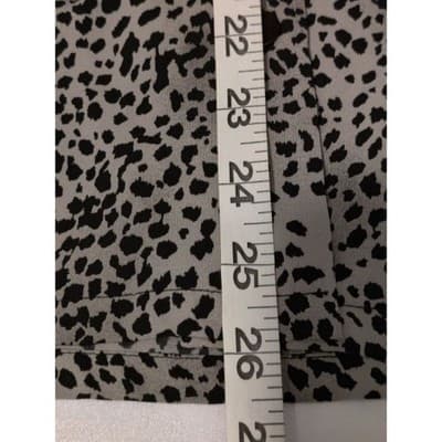 AGB California Leopard Print Button Up Short Sleeve Blouse Women - Thumbnail 7