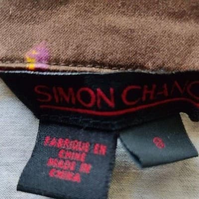 Simon Chang Womens Full Zipper jacket Pockets Long Sleeves Brown Size 8 - Thumbnail 6