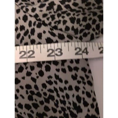 AGB California Leopard Print Button Up Short Sleeve Blouse Women - Thumbnail 5