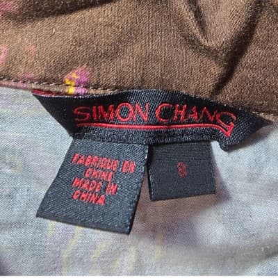 Simon Chang Womens Full Zipper jacket Pockets Long Sleeves Brown Size 8 - Thumbnail 8