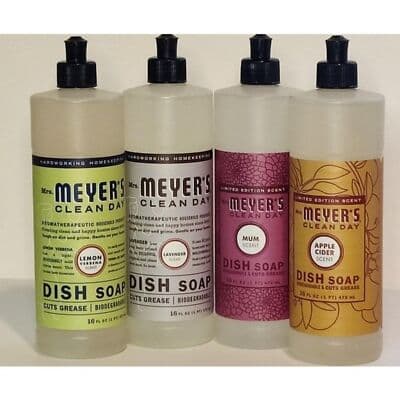 Mrs Meyers Clean Living Dish Soap. 16 fl oz Set 4 - Thumbnail 7