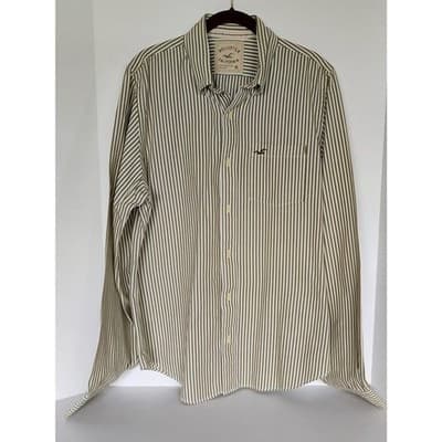 VTG. Hollister California Men's Long Sleeve Stripe Shirt Size XL - Thumbnail 12