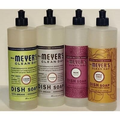 Mrs Meyers Clean Living Dish Soap. 16 fl oz Set 4 - Image 1