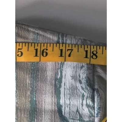 Lighthouse Point Women's Floral Top Button Front Short Sleeve Ivory Size Small - Thumbnail 8