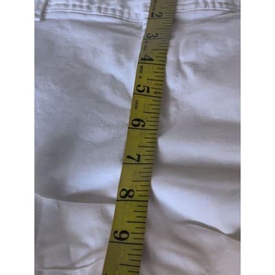 GAP City Short white women shorts size 6 cotton spandex - Thumbnail 4