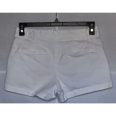 GAP City Short white women shorts size 6 cotton spandex - Thumbnail 6