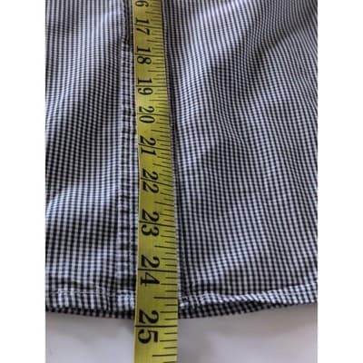 Gap Women's Classic Fitted Blue & White Checked Button Down Shirt Sz S - Thumbnail 5