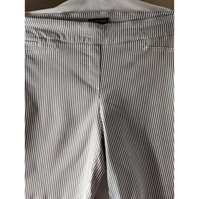 Hilary Radley Womens Pull On Short Pants Comfort Striped Blue White Size XXL - Thumbnail 2