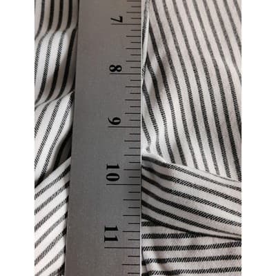 Hilary Radley Womens Pull On Short Pants Comfort Striped Blue White Size XXL - Thumbnail 5