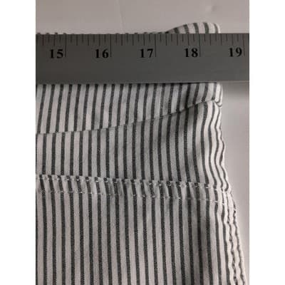 Hilary Radley Womens Pull On Short Pants Comfort Striped Blue White Size XXL - Thumbnail 4