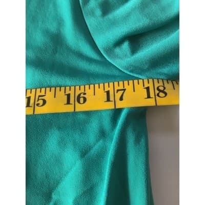 Gabriella Rossi Teal Green Waterfall Cardigan Tank Top Set Size S - Thumbnail 6