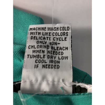 Gabriella Rossi Teal Green Waterfall Cardigan Tank Top Set Size S - Thumbnail 10