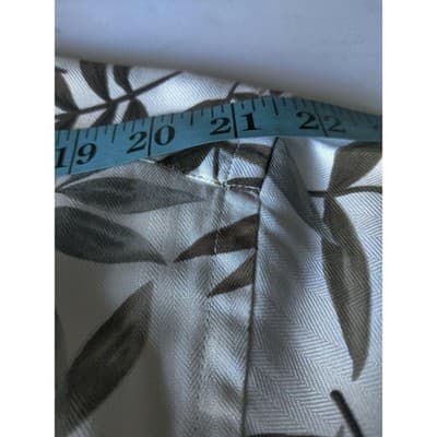 VTG. Nautica Hawaiian Leaf Button Front Shirt Short Sleeve Silk White Size XXL - Thumbnail 6