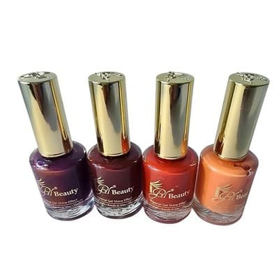 Gel Beauty Imperial Gel Shine Effect Nail Polish Set 4 Colors - Image 1
