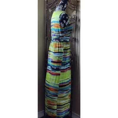 Mlle Gabrielle Sleeveless Maxi Dress Size M - Thumbnail 12