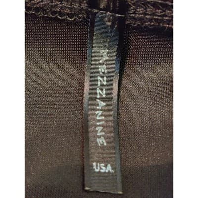 Mezzanine Black Gold Blue Geometric Print Sheath Dress Size M - Thumbnail 3