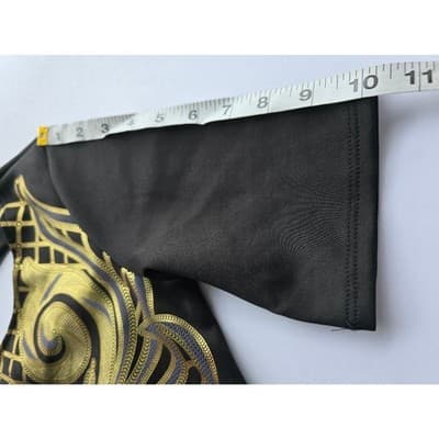 Mezzanine Black Gold Blue Geometric Print Sheath Dress Size M - Thumbnail 7