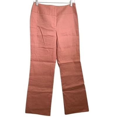 Apt. 9 Women's Stretch Pants Size 4 Pink Straight-Leg Casual - Image 1