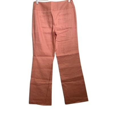 Apt. 9 Women's Stretch Pants Size 4 Pink Straight-Leg Casual - Thumbnail 11