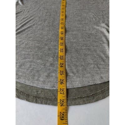 Madewell Women's Top Scoop Neck Short Sleeve 100% Viscose Gray Size Medium - Thumbnail 12