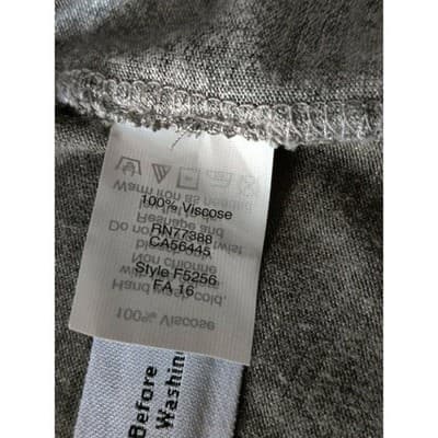 Madewell Women's Top Scoop Neck Short Sleeve 100% Viscose Gray Size Medium - Thumbnail 8