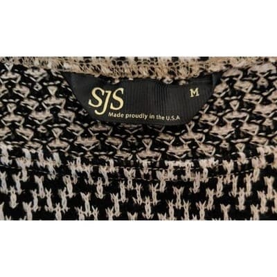 Womens SJS Knit Top Stud Detail on Shoulds and Sleeves Sz M - Thumbnail 5