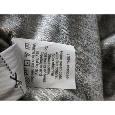 Madewell Women's Top Scoop Neck Short Sleeve 100% Viscose Gray Size Medium - Thumbnail 9