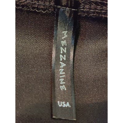 Mezzanine Black Gold Blue Geometric Print Sheath Dress Size L - Thumbnail 3