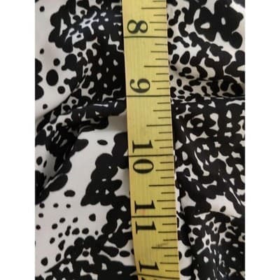 Womens LOFT Shorts Black and White Size 14 - Thumbnail 6