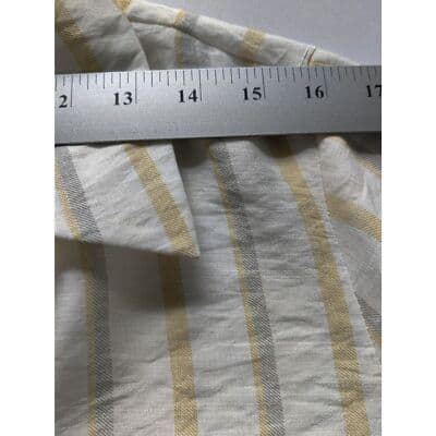 NEW Lunik Button Down Tie Blouse Medium - Thumbnail 6