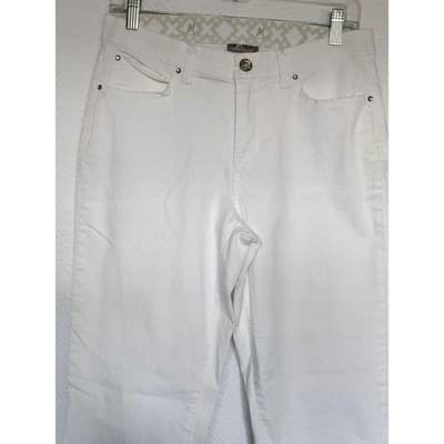 JM Collections Petite Jeans White 30 - Thumbnail 5