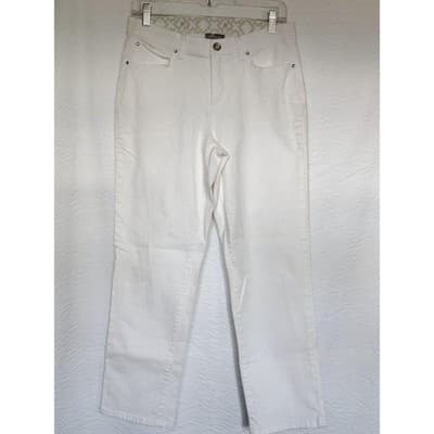JM Collections Petite Jeans White 30 - Image 1