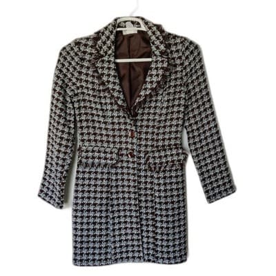 B. MOSS Dress Collection Womens Sweater Long Sleeve Button Up Size 4 - Image 1