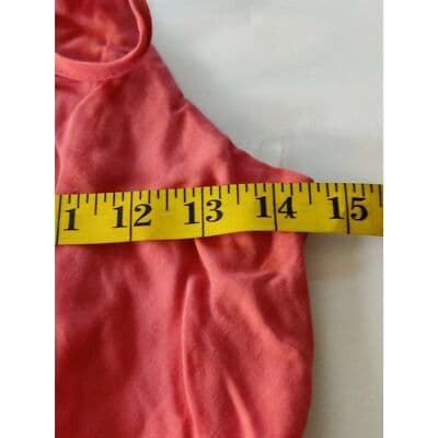 VTG. NWT Blue Blush Elastic Body Ruffle Hem Sleeveless Dress Pink Womens Large - Thumbnail 8