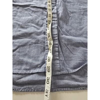 Vintage TOMMY HILFIGER Blue Long Sleeve Check Shirt Mens M - Thumbnail 9