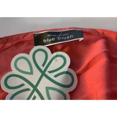 VTG. NWT Blue Blush Elastic Body Ruffle Hem Sleeveless Dress Pink Womens Large - Thumbnail 12