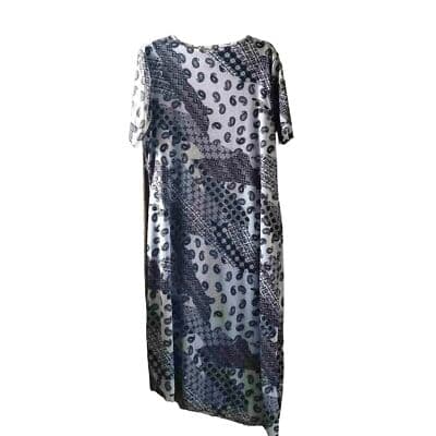 VTG. Women Expressions Maxi Dress Gray Size XL - Thumbnail 2
