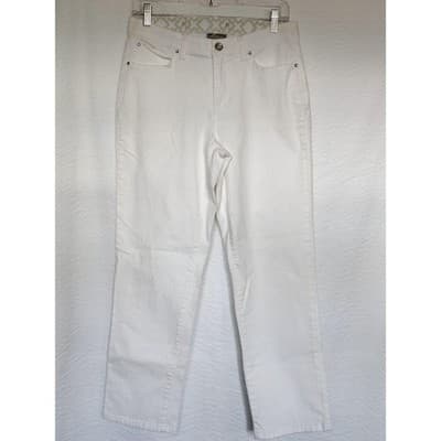 JM Collections Petite Jeans White 30 - Thumbnail 6