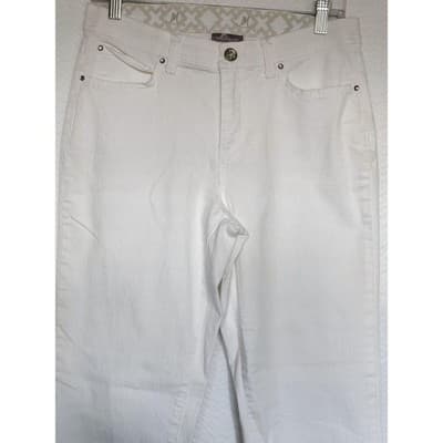 JM Collections Petite Jeans White 30 - Thumbnail 3