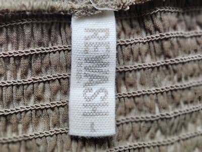 VTG. Rewash Juniors Large Boho Green Smocked Flutter Sleeve High Low Burnout Top - Thumbnail 6