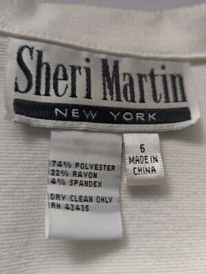 Vintage Sheri Martin Black and White work-a-day dress and jacket - Thumbnail 5