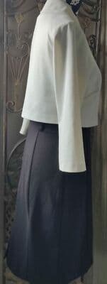 Vintage Sheri Martin Black and White work-a-day dress and jacket - Thumbnail 2