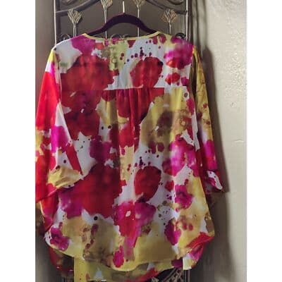 Womens Nue Options 3/4 Winged Dolman Sleeve And An A-line Effect To The Blouse - Thumbnail 12