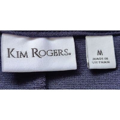 Kim Rogers Navy Multi Women Dress. Size M. New With Tags M - Thumbnail 5