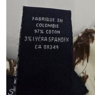 Jones New York Signature Leaf Print Halter Dress Size 4 Brown White Sleeveless - Thumbnail 5