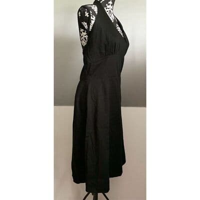 Jonathan Martin Studio Women's Black Halter A-Line Dress Size 14 - Thumbnail 4