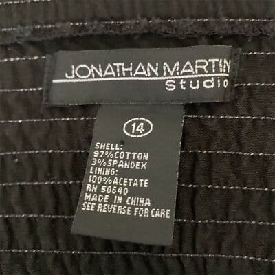 Jonathan Martin Studio Women's Black Halter A-Line Dress Size 14 - Thumbnail 9