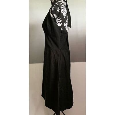 Jonathan Martin Studio Women's Black Halter A-Line Dress Size 14 - Thumbnail 3
